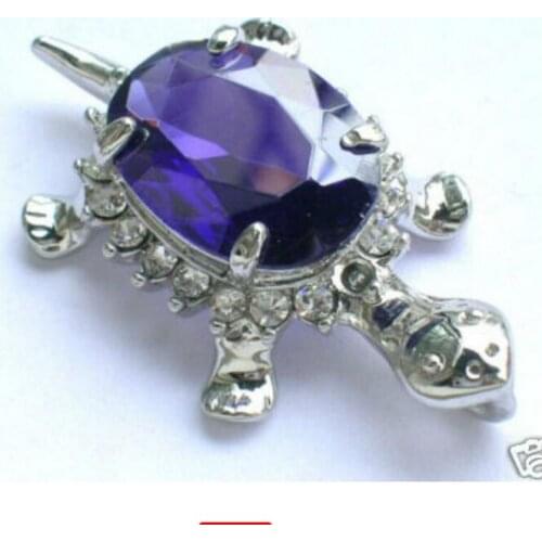 Finepurple zircon long life Tortoise+fine jewelry pendant