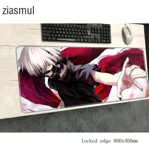 Tokyo Ghoul mouse pads big pad to mouse notbook computer mousepad 900x400x3mm gaming padmouse gamer to laptop keyboard mouse mat