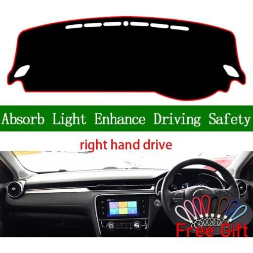 For MG6 EV 2017 2018 2019 Right Hand Drive Car Dashboard Cover Dash Mat Dash Board Pad Carpet Dashmat