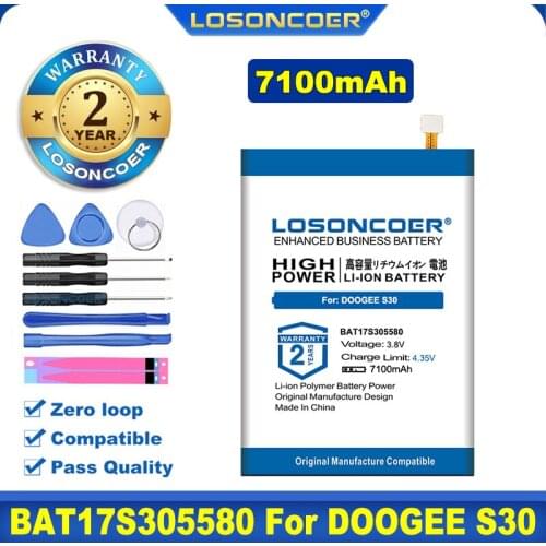 LOSONCOER DOOGEE S30 Phone Batteries