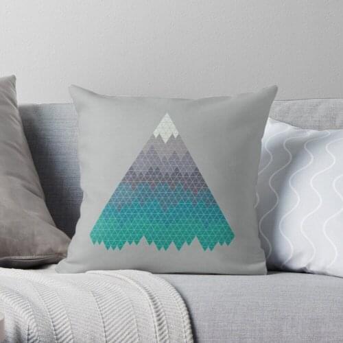 Many Mountains Throw Pillow Cushion Cover Polyester throw pillows case on sofa home living room car seat decor 45x45cm