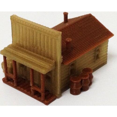 Outland Models Building Old West House / Shop N Scale 1:160 Train Railway Layout