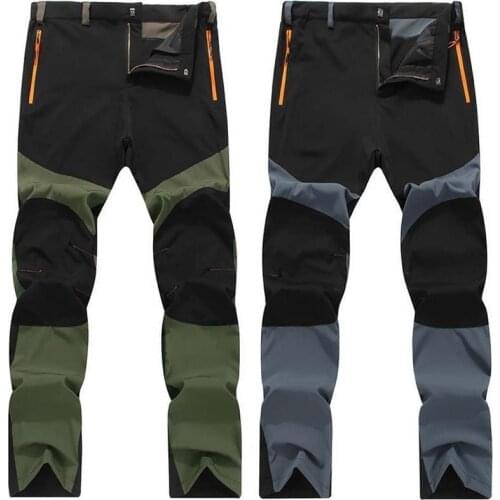 Mens Pants 2020 New Style Fashion Hot Mens Thin Trousers Patchwork Windproof Waterproof Long Pants