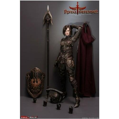 New TBLeague 1/6 PL2020-172B Royal Defender-Black 12'' Female Armor Action Figure In Stock