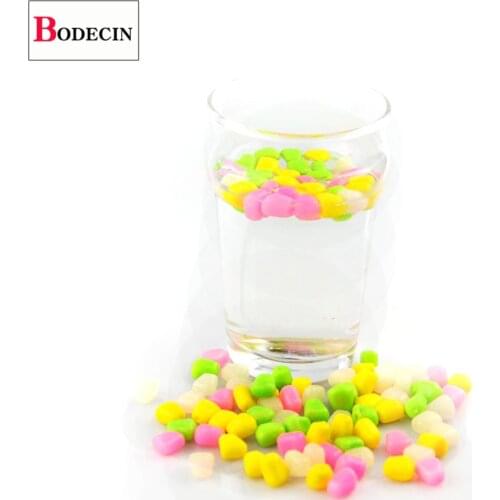 50/100PCS Floating Corn Smell For Fishing Tackle/lure/Boilies Grass Carp Flavoured Soft Pellet Pop Up Silicone/Artificial Bait