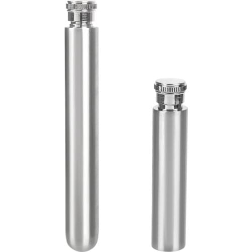 Hip Flasks Polished Round Bottom Tubular Wine Pot Stainless Steel Portable Wine Bottle 1oz/1.5oz Wine Whisky Bottle