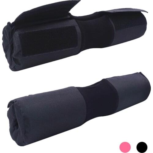 Barbell Pad with Fastening Cloth for Squats Hip Thrusts Upgraded Bar Neck Pads Workout Foam Weightlifting Cushion Home Gym