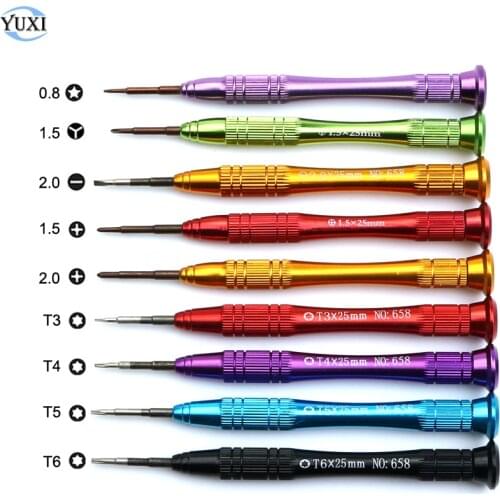 YuXi Precision Screwdrivers T3 T4 T5 T6 Y 2.0mm 1.5mm Phillips Repair Tools For Nintend Switch NS Joy-Con Joycon Gamepad