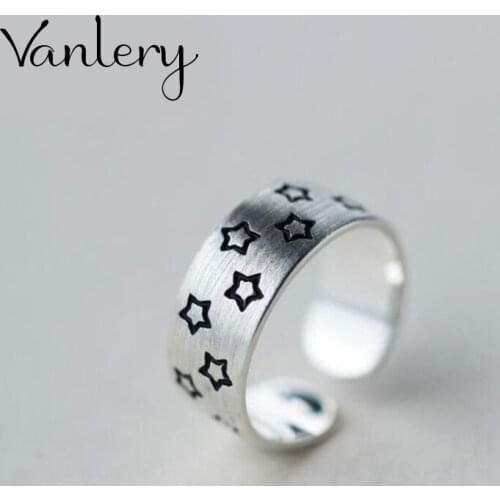 Luxury Brand Star Rings For Women Wedding Statement Jewelry Valentines Gifts Lover Finger Ring