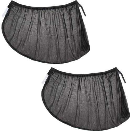 1pair Sun Shade Auto UV Protect Curtain Side Window Sunshade Mesh Sun Visor Protection Window Films Car Styling Accessories