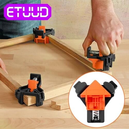 4pcs/lot Woodworking 90 Degree Right Angle Clamp Picture Fixing Clips DIY Hand Tool Set