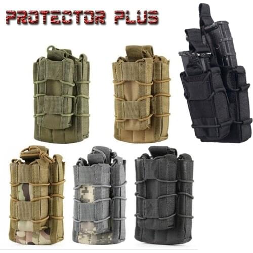 Tactical Nylon Molle Magazine Pouch Bag for M4 M14 AK Airsoft Rifle Pistol Mag Pouch Hunting Accessories