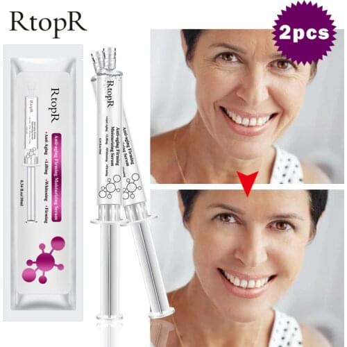 2 pcs Hyaluronic Acid Anti-aging Firming Face Moisturizing Serum Effective repair Facial skin Rejuvenation Skin Care Cream 10ml