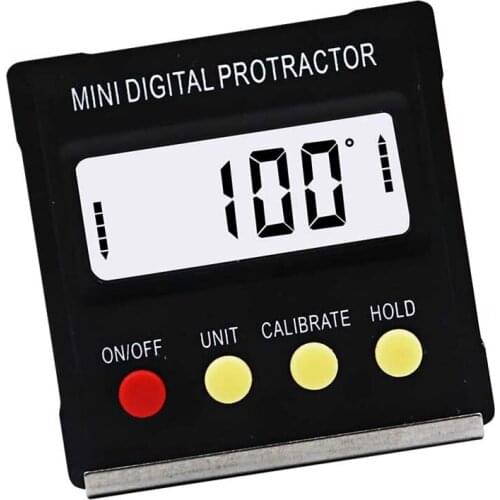 360Degree Mini Digital Protractor Inclinometer Electronic Level Box Magnetic Base Level Angle Finder Inclinometer Measuring Tool