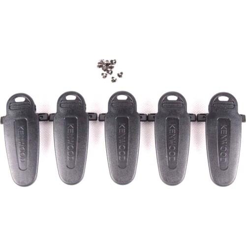 5pcs Walkie Talkie Belt Clip w/ Screw For KENWOOD TK-3160 TK-2360 TK3160 TK2160 TK3140 TK3170 TK3148 TK3178 TK3360 TK2360 Radio
