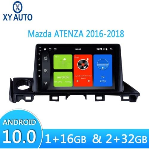 9-inch Quad Core Android 10 Car GPS Navigation HD Touch Screen Bluetooth Multimedia Audio Player For Mazda ATENZA 2016-2018