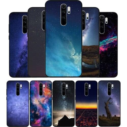 Starry Sky Cover Phone Cover For Xiaomi Redmi note 9S 8T 7 6 5 4 Pro for redmi 4A 4X 5 Plus Soft Silicone Case Fundas