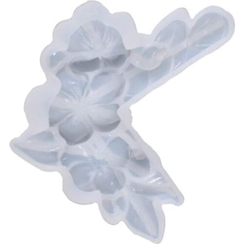Flower Switch Panel Decoration Crystal Epoxy Resin Mold Silicone Mould DIY Crafts Home Ornaments Casting Tools T21F