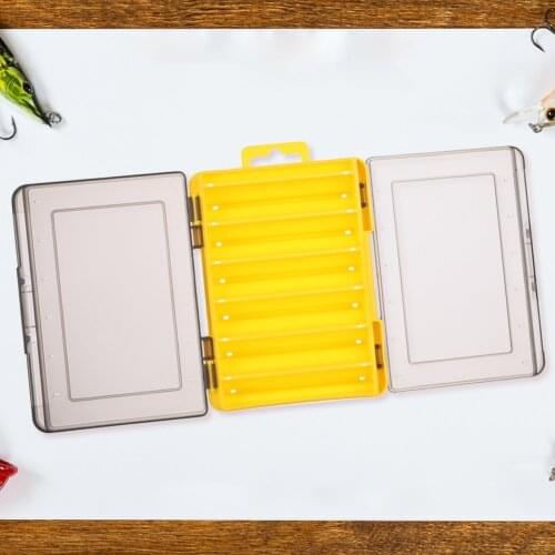 Double Layer Fishing Tackle Box Bait Lure Hook Plastic Thickened Storage Case Container Outdoor Fishing Accessories