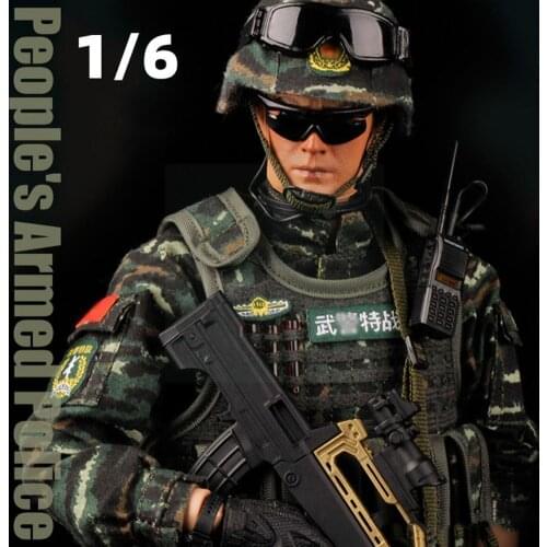 1/6 Soldier Action Figures Simulation Model Toys Military Toy Peace Mission Army Model Uniform Swat Doll L8V8