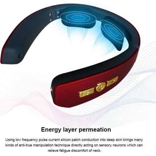 Electric Cervical Spine Massager Electromagnetic Pulse Physiotherapy Instrument Shoulder Neck Massager Pain Relief Machine