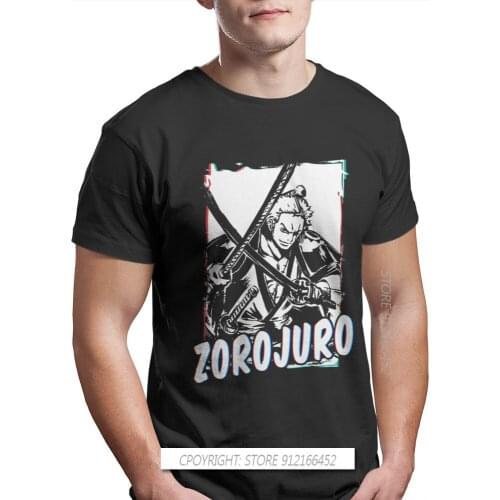 One Piece Monkey D Luffy Nami Sanji Anime O-Neck TShirts Zoro In Wano Zorojuro Ronin Mens T Shirt Funny Tops Size XS-3XL