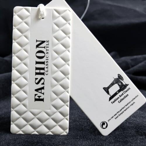 Customized Price Hang Tag For clothing Jewelry/Necklace/Earrings/Rings Custom die cut sewing emboss tags hang tag