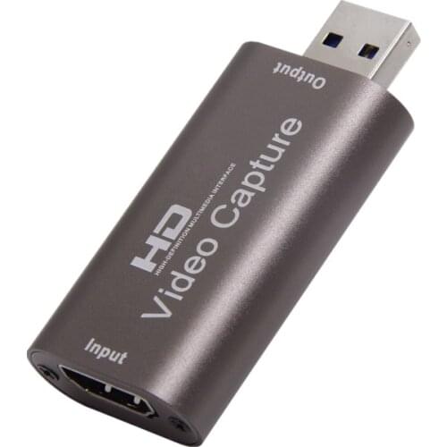 4K Video Capture Card USB 3.0 USB2.0 HDMI-compatible Grabber Recorder for PS4 Game DVD Camcorder Camera Recording Live Streaming