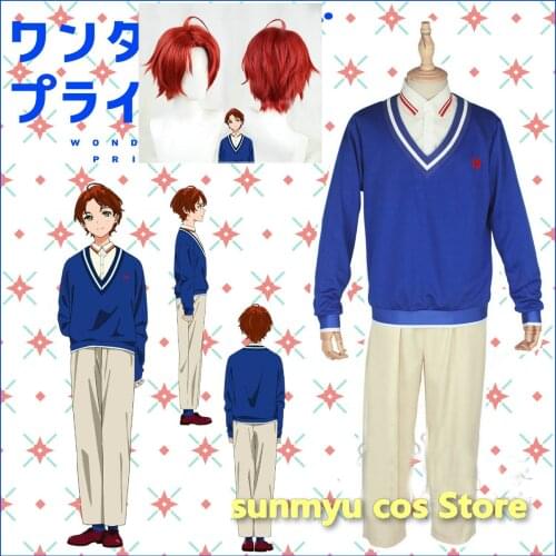 WONDER EGG PRIORITY Sawaki Momoe Cosplay Costume Custom Size Halloween