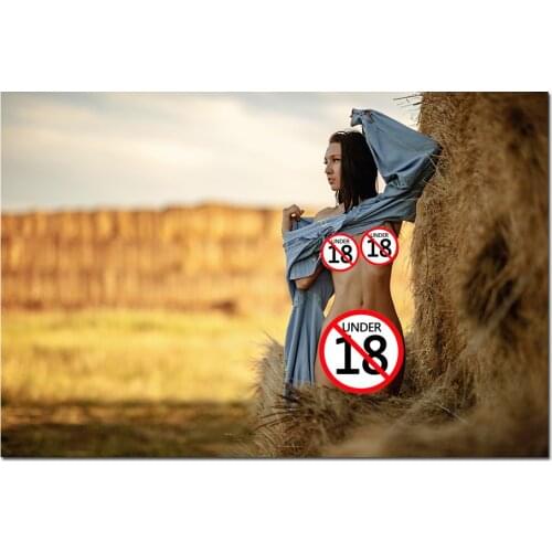 Beautiful Woman Hot Model Posters Simple Wall Art Canvas Print Paintings For Home Decor