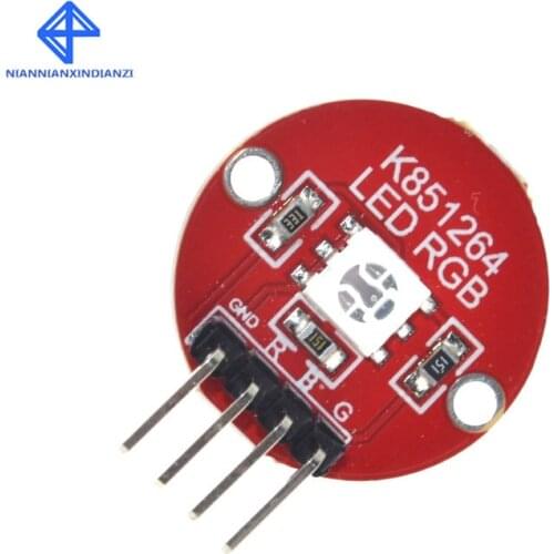 NIANNIANXINDIANZI 3 Colour RGB SMD LED Board Module 5050 Full Three Color LED for arduino DIY Starter Kit