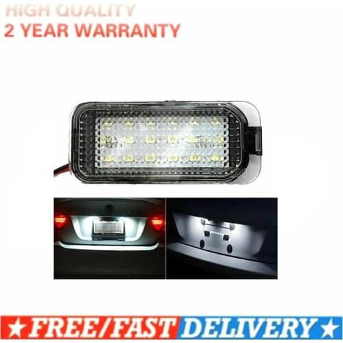 Licence Number Plate Light LED For Kuga Mondeo Jaguar Ford Fiesta Focus MK C-Max