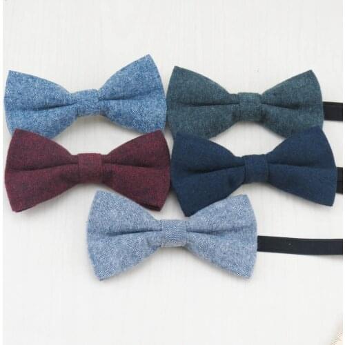 New Fashion Imitation Wool kids Bow Tie Cute Candy Colors Baby Bowtie Flower Girl Tuxedo Accessory Boys Children Bow Ties
