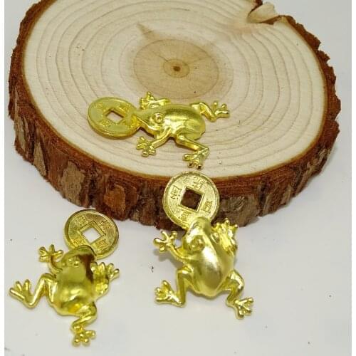 Optical alloy frog xuantong tongbao frog DIY ornaments wholesale manufacturers spot direct selling