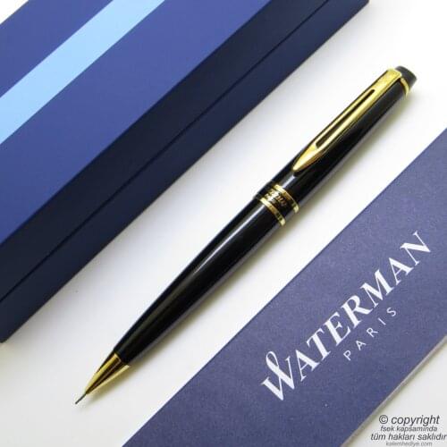 Waterman Expert Lacquered Black Gold Versatil Pen | İsme Special Pen | Gift Fort
