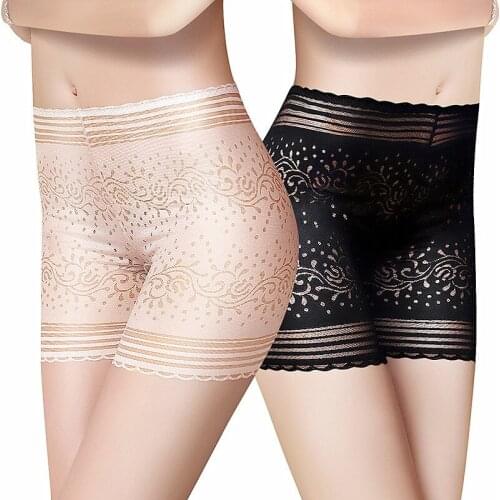 Free Shipping Jacquard exposed security trousers Three points lace breathable insurance pants Increase the overlock #7306R1