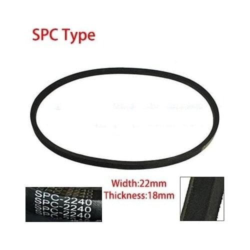 SPC 3950 4000 4050 4080 22mm Width 18mm Thickness Rubber Groove Cogged Drive Transmission Band Wedge Wrapped Vee V Timing Belt