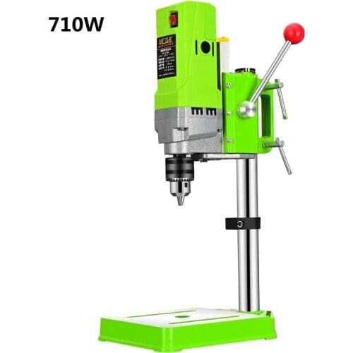 Mini Bench Drill 220V 710W Multifunctional Industrial Electric Bench Drilling Machine Metal Making Drilling Drill Chuck 1-13mm