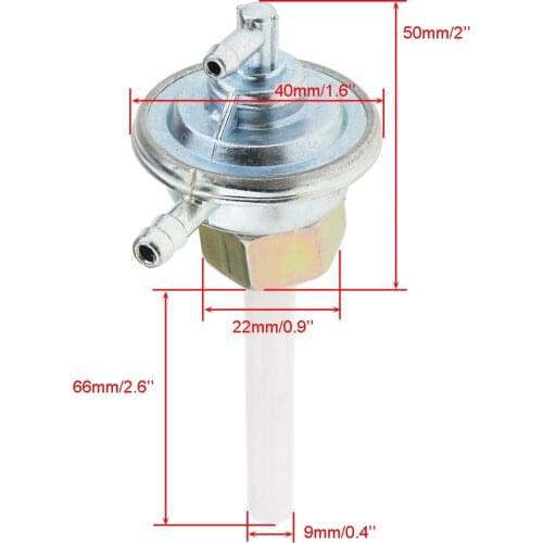 Fuel Pump Petcock Gas Tank Valve Switch for GY6 125 150cc Moped ATV Scooter