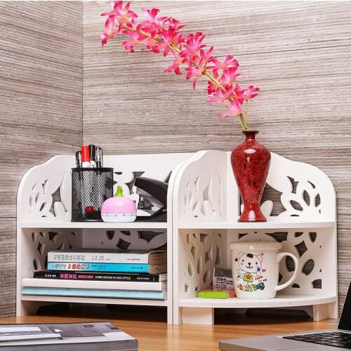 Office desktop bathroom counter corner square shelf environmental protection tripod height 30 cm