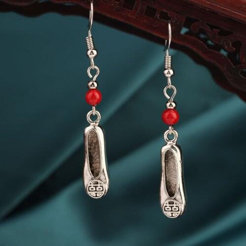 Vintage bride earrings Drop earrings Delicate agate earrings Ethnic Jewelry for womenS