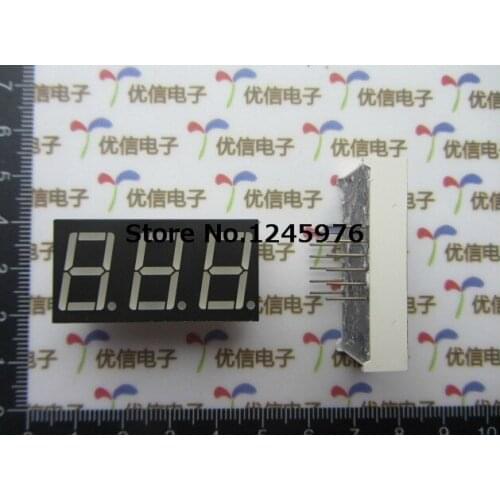 0.5/0.56 inches red common cathode 3 bit nixietube 5631