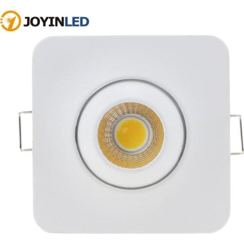 10pcs/lot Adjustable 3W COB Led downlights Surface Mounted Ceiling Spot light Round/Square Spot Lamp for Bedroom AC90-260V DC12V