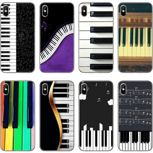 Music piano keyboard Accessories Phone Case For Xiaomi Mi 11 Note 10 10T 9 9T 8 Pro A2 Lite A3 A1 Poco F1 F2 M3 X3 NFC