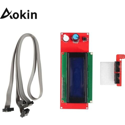 Aokin 2004 LCD Display 3D Printer Reprap Smart Controller Reprap Ramps 1.4 2004 LCD Control