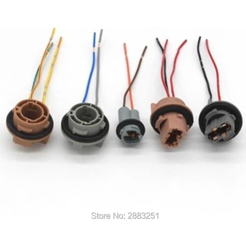 Free Shipping Various Car LED Lamp Holder Bulb Base Sockets HB4 HB3 H11 H7 H4 H3 H1 T10 T20 for Cadillac Buick Lada accessory