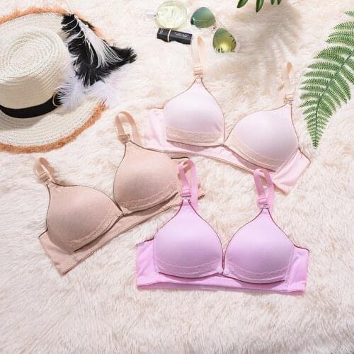 Wirefree Breastfeeding Maternity Bra Cotton Clothing Breastfeeding Bra for Pregnant Women Pregnancy Breast Big Size Sleep Bra