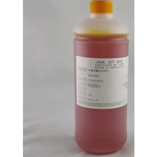INK WAY 1000ml bottled edible ink for edible icing paper,food ink, cake ink ,inform me any color you want