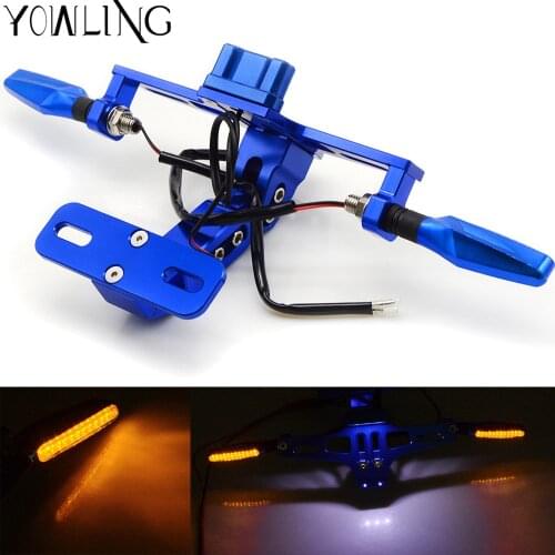 Motorcycle Rear License Plate Frame Number Plate Holder For Yamaha XV535 VIRAGO XT660R X XTZ 660 N Tenere DT125R DT125RL XT 350