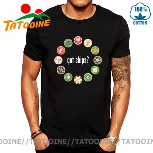 Tatooine Poker card T shirt WSOP Poker player T-shirt World Series of Poker T shirt Las Vegas King of Poker Casino Got Chips Tee